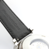 Bracelet en cuir Humbert Droz avec pompes rapides.