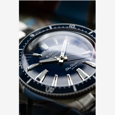 Edox Skydiver 38 Date Automatic 80131 3BUM BUIN