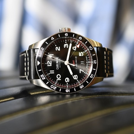 Carlingue Aviation 01 Noir & Cuir Noir CT-002-B "Cuir"