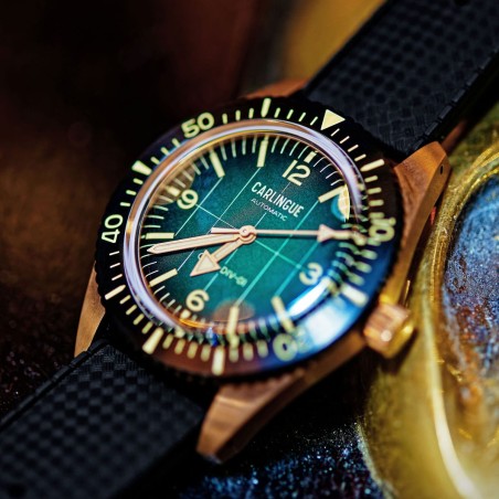 Diver 01 Bronze & vert CT-001-A "Silicone"