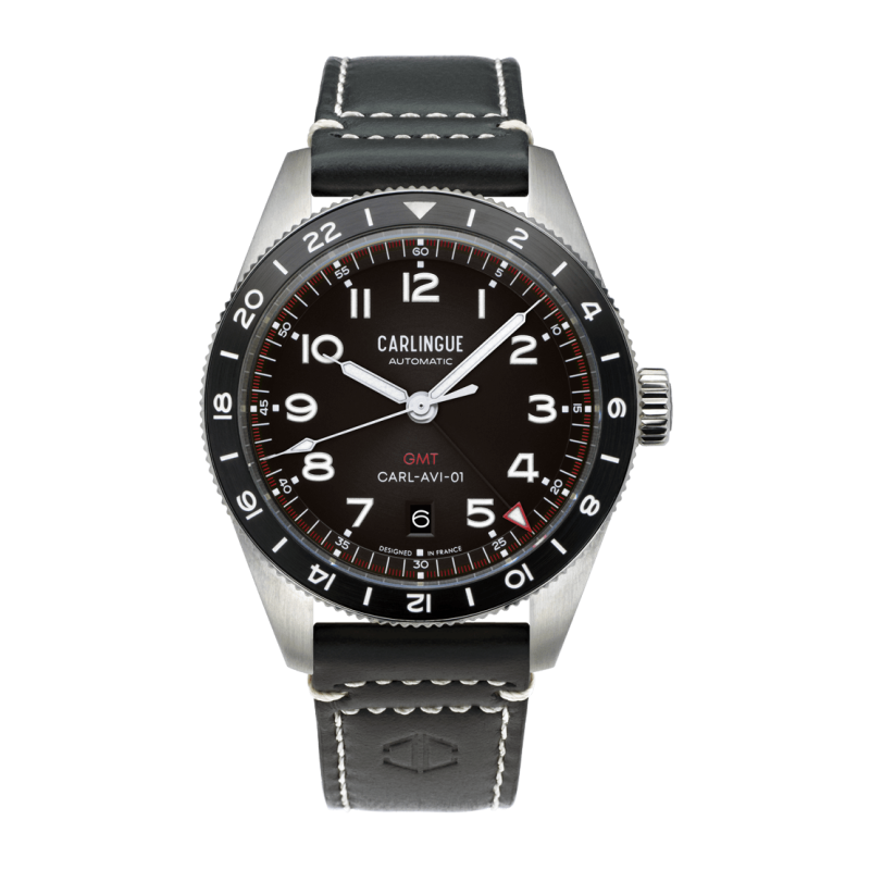 Carlingue Aviation 01 Noir & Cuir Noir CT-002-B "Cuir"