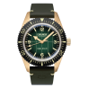Carlingue Diver 01 Bronze et vert CT-001-A "Cuir Vert Kaki"