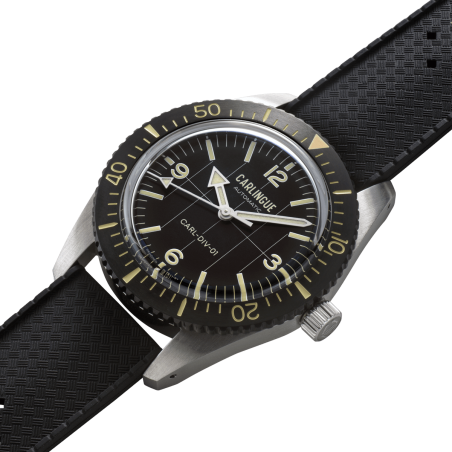 Carlingue Diver 01 Noir CT-001-B "Silicone"