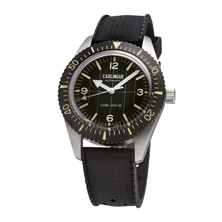 Carlingue Diver 01 Noir CT-001-B "Silicone"