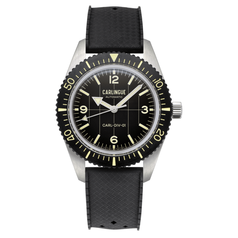 Carlingue Diver 01 Noir CT-001-B "Silicone"