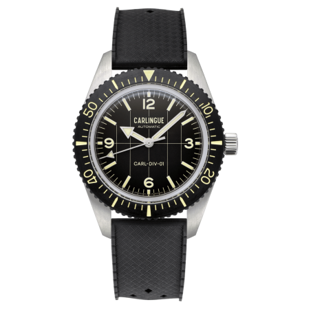 Carlingue Diver 01 Noir CT-001-B "Silicone"