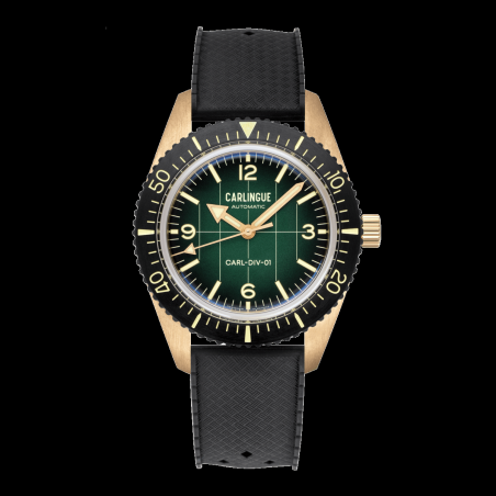 Diver 01 Bronze & vert CT-001-A "Silicone"