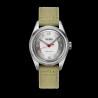 Montre esprit militaire, petite et lisible, légère (60g) et solide.