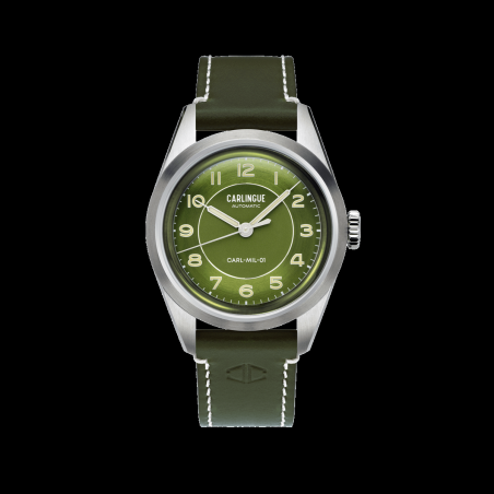 Carlingue Military 01 Cuir vert CT-003-D "Cuir"