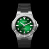 Montre H992 H4 Green + Silver "caoutchouc"