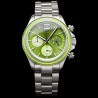 BlackCat Shura Green | Montre Chronographe française en titane