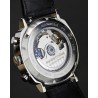Humbert Droz HD6.1, calibre automatique Français La Joux-Perret L100 et bracelet en cuir avec pompes rapides.